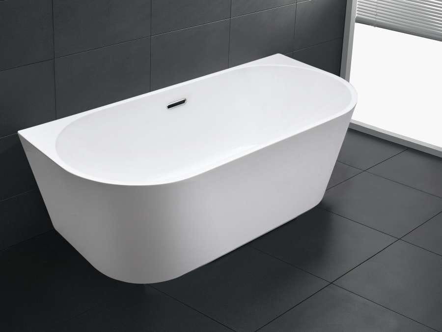 EMPORIA EMILIA S WS206 WANNA ZE ZINTEGROWANYM PRZELEWEM 150X75X58, BIAŁA