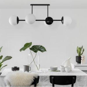 UMMO KOP D LAMPA SUFITOWA KPD420S3 IP44 4xE27 CZARNA