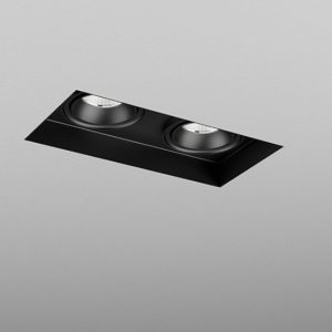 AQFORM LAMPA PODTYNKOWA 37991-M930-WB-00-12 SQUARES NEXT 50x2 TRIMLESS CZARNA