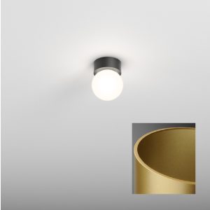 AQFORM LAMPA NATYNKOWA KINKIET 47016-M930-D0-00-19 MODERN BALL SIMPLE MINI IP44 ZŁOTY